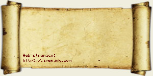 Jagoda Radovanović vizit kartica